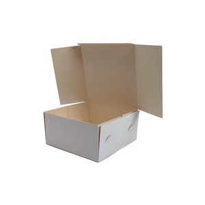 Cake Box White 10x10x4"