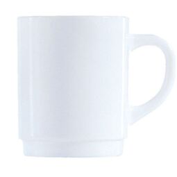 Opalware Mug Glass White 10OZ